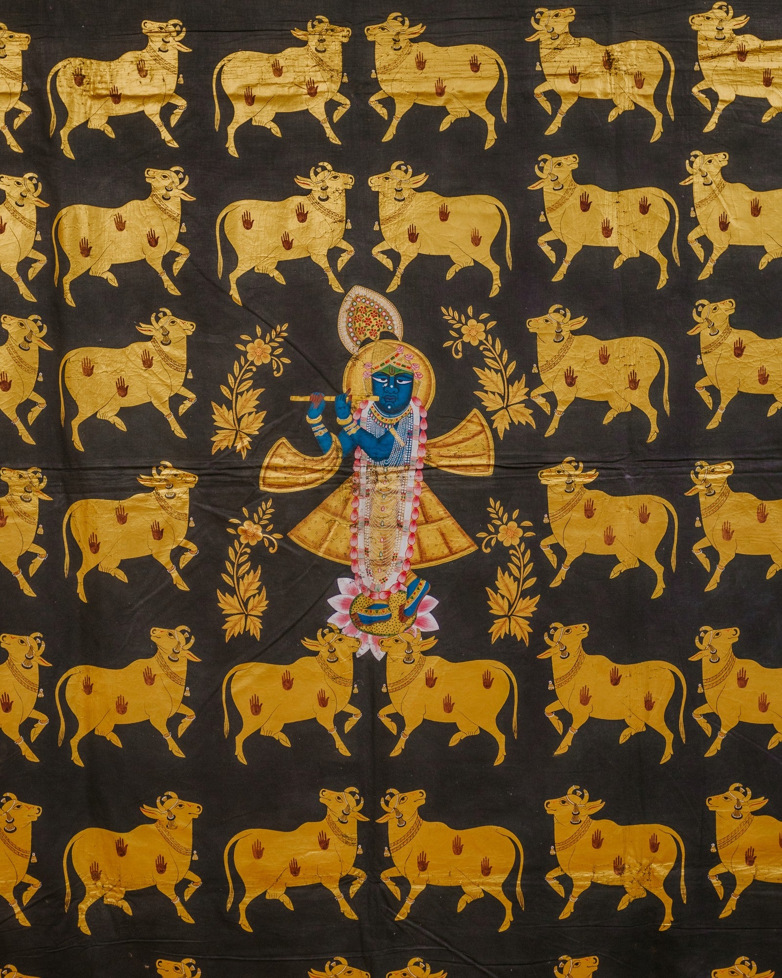 Pichwai on Cotton Fabric