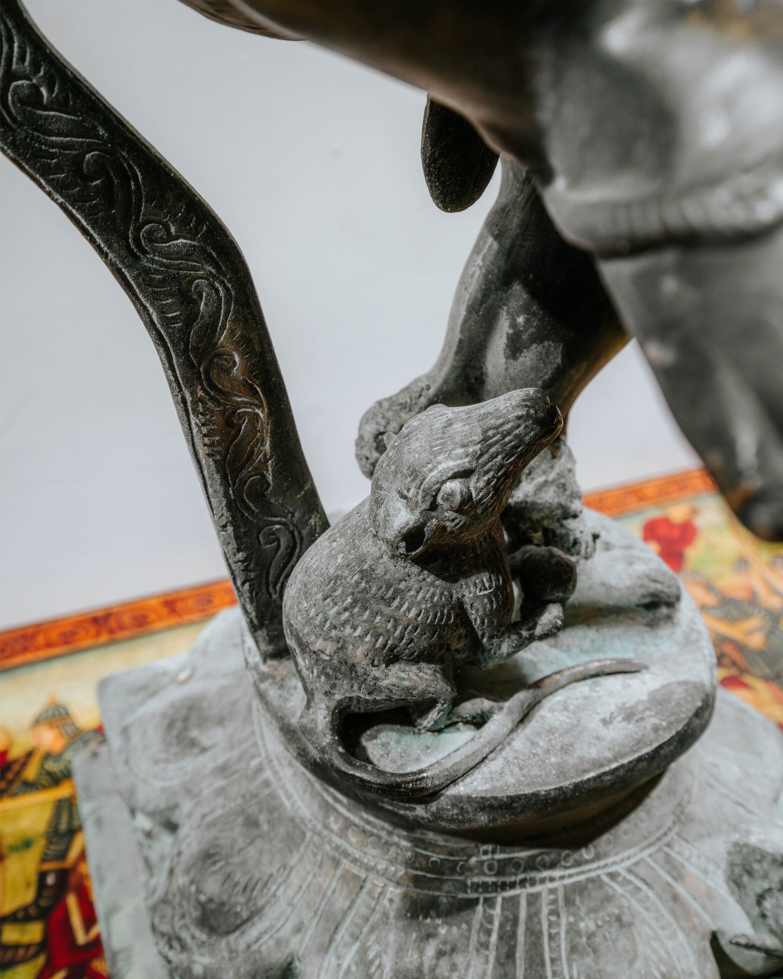 Old and rare brass Ganesha