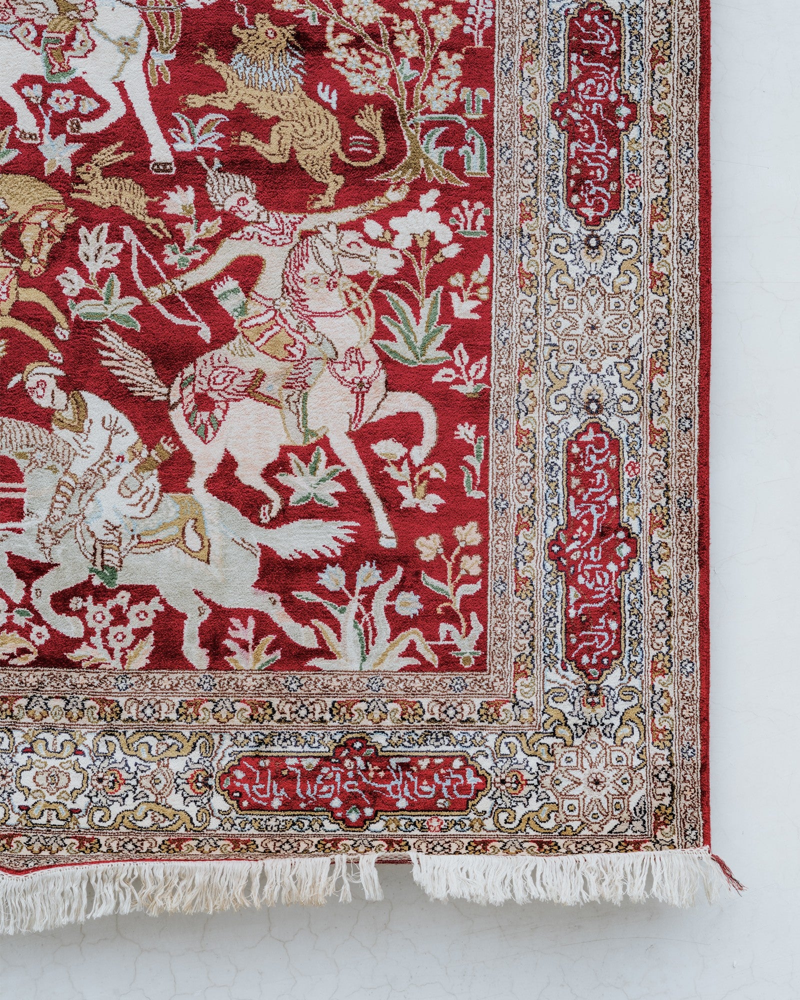 Silk on Cotton Carpet