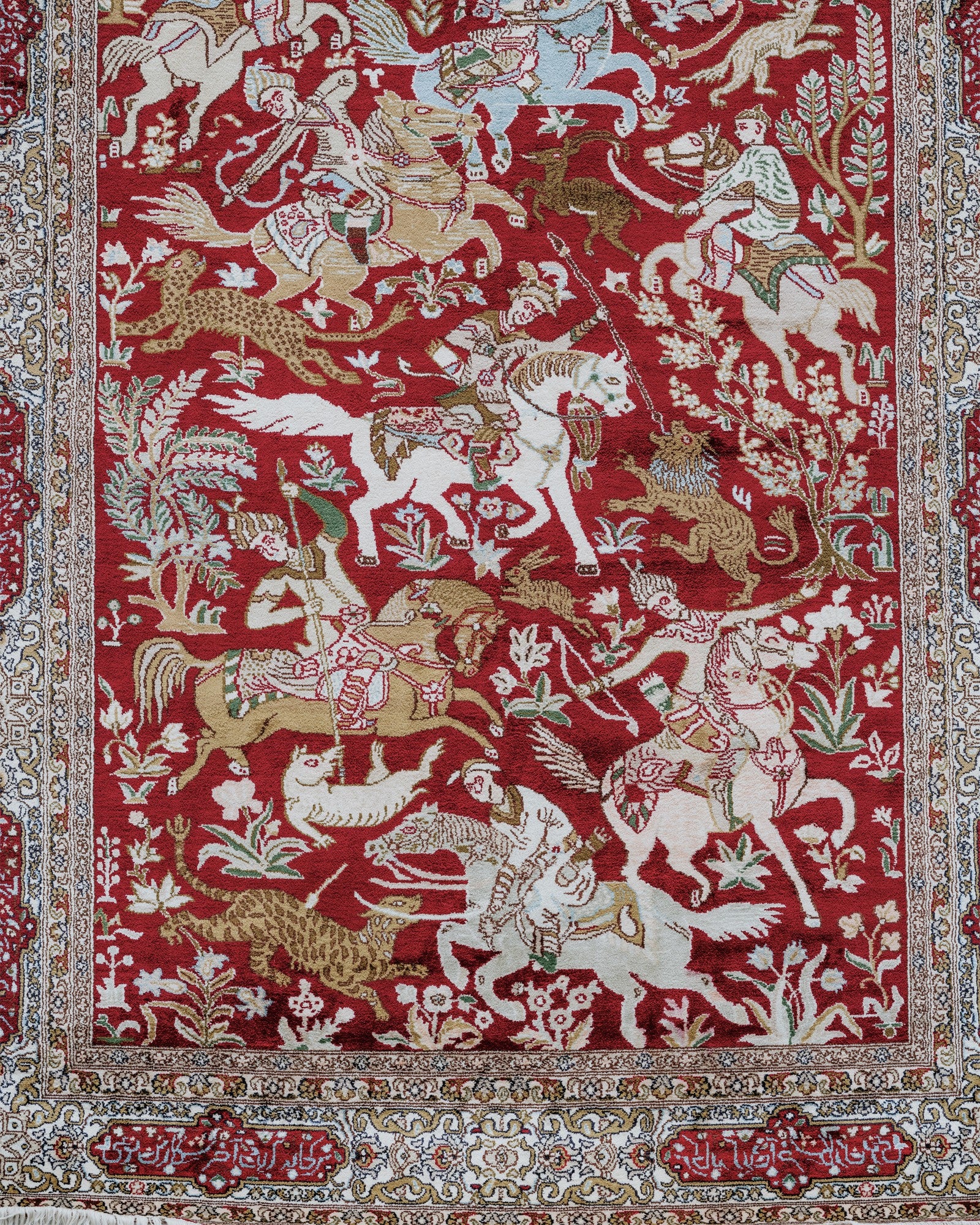 Silk on Cotton Carpet