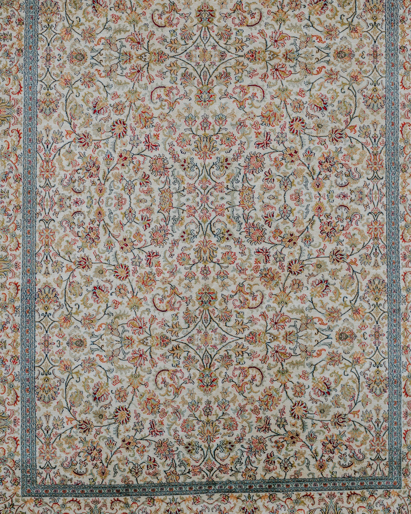 Silk on Cotton Carpet