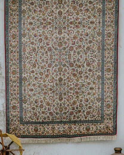 Silk on Cotton Carpet