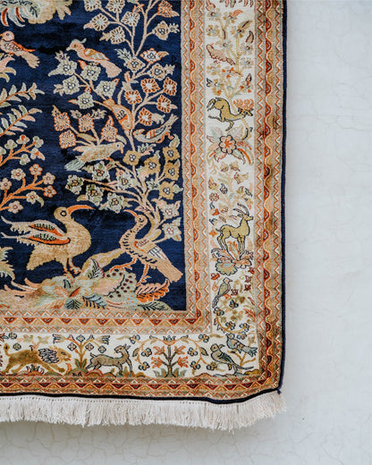 Silk on Cotton Carpet