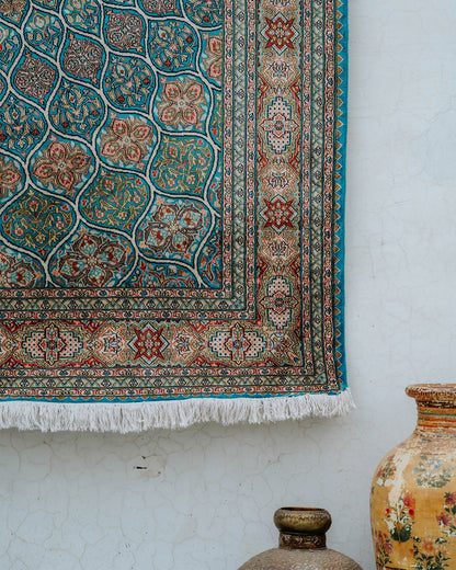 Silk on Cotton Carpet