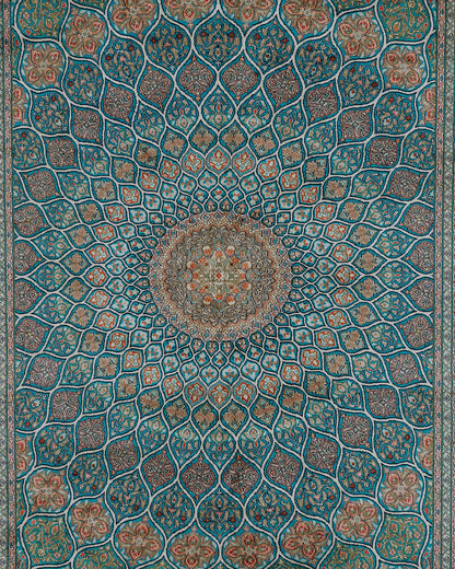 Silk on Cotton Carpet