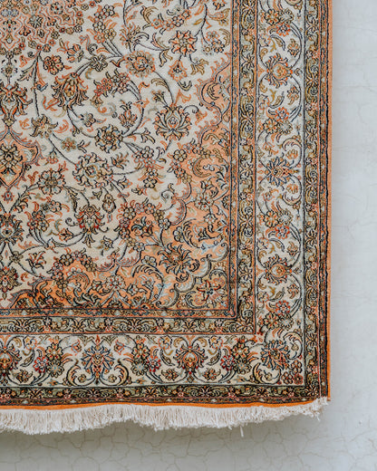 Silk on Cotton Carpet