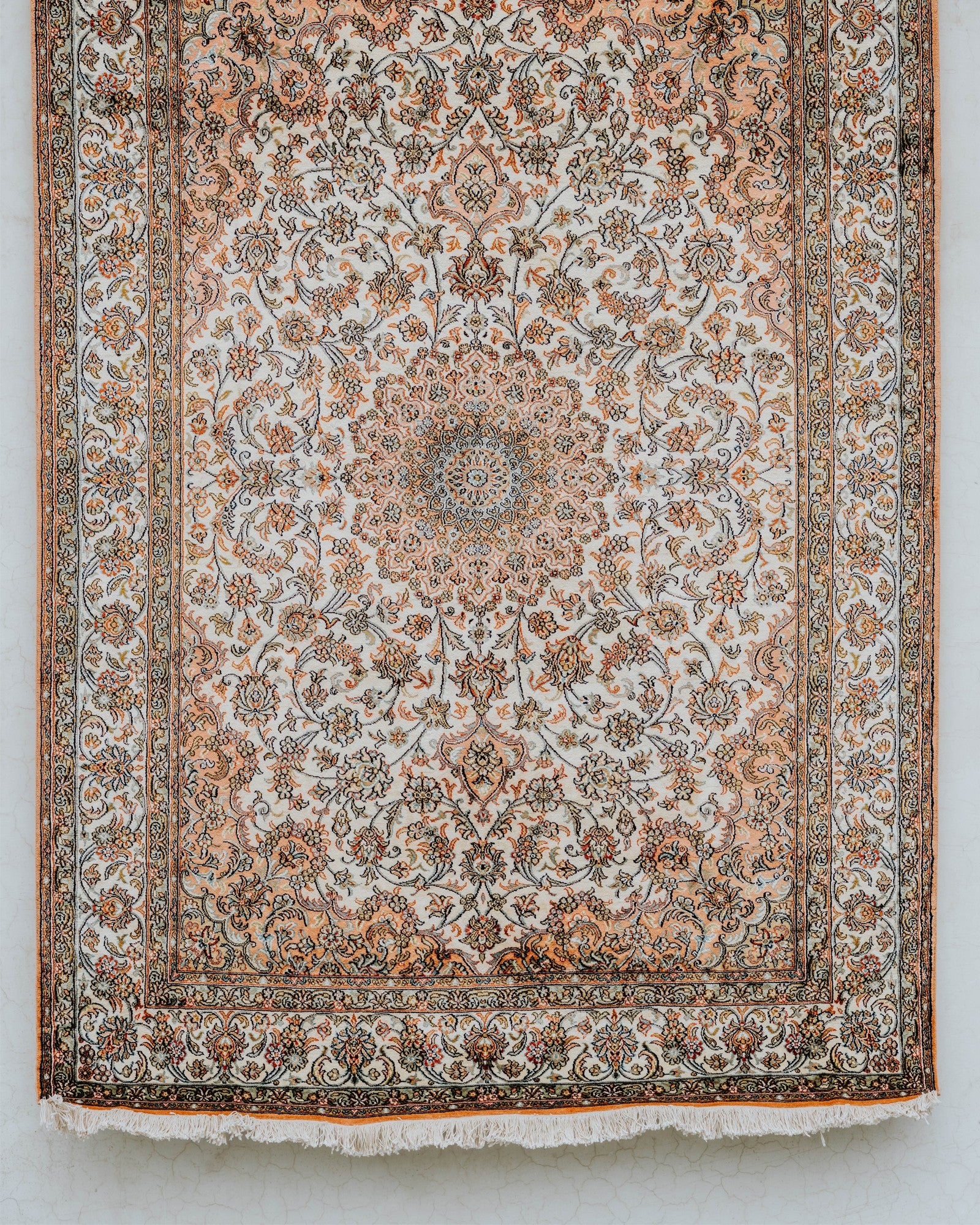 Silk on Cotton Carpet