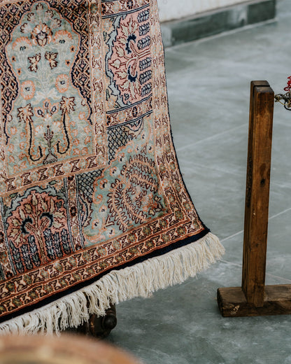 Silk on Cotton Carpet