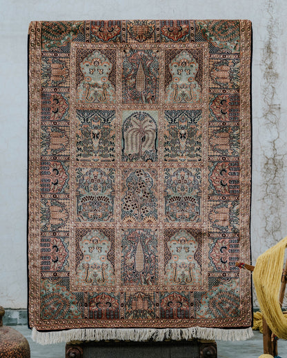 Silk on Cotton Carpet