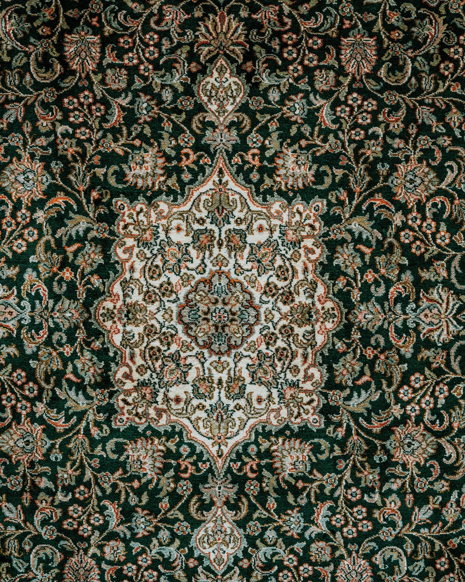 Silk on Cotton Carpet