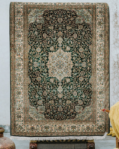 Silk on Cotton Carpet