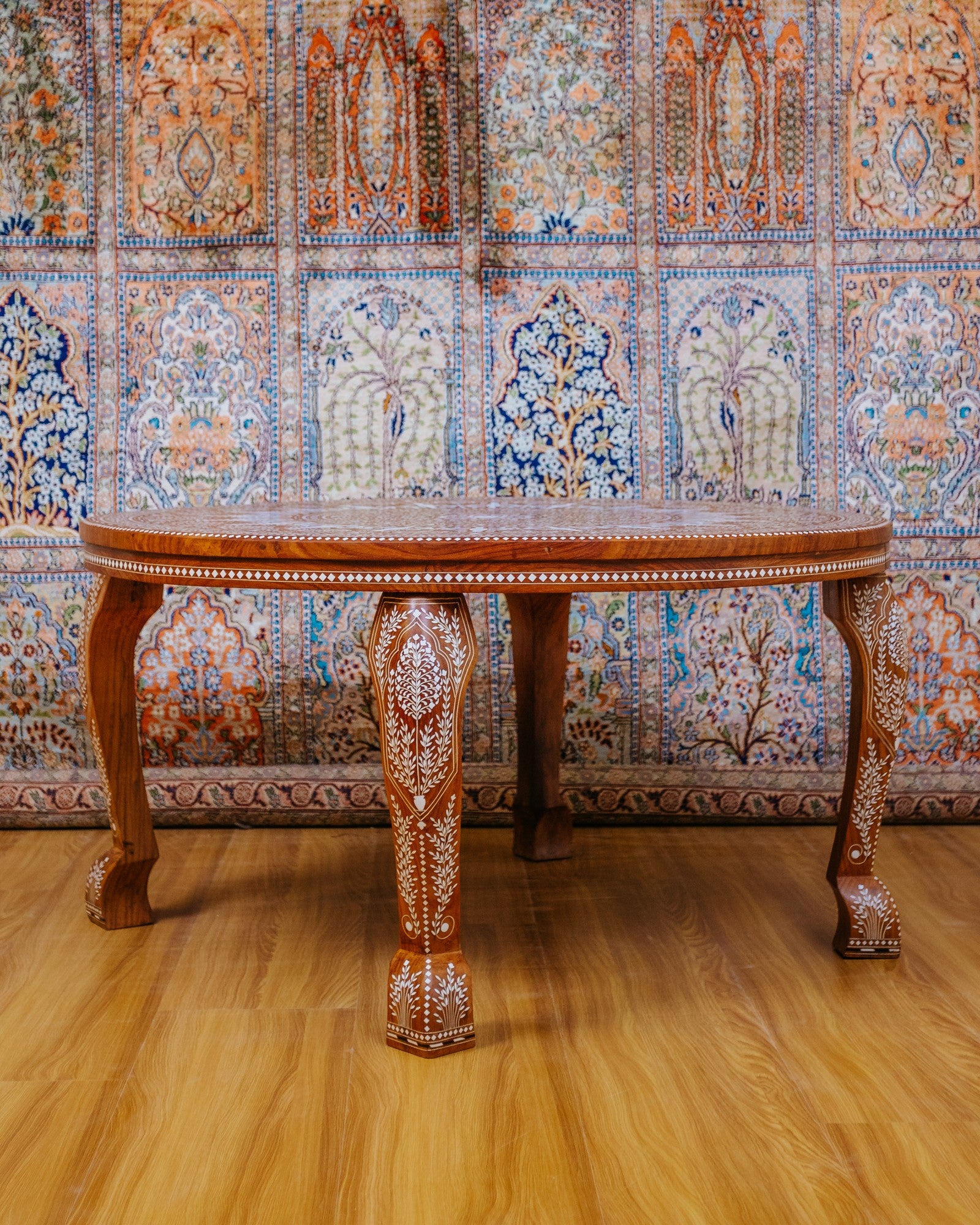 Bone Inlay Work Coffee Table