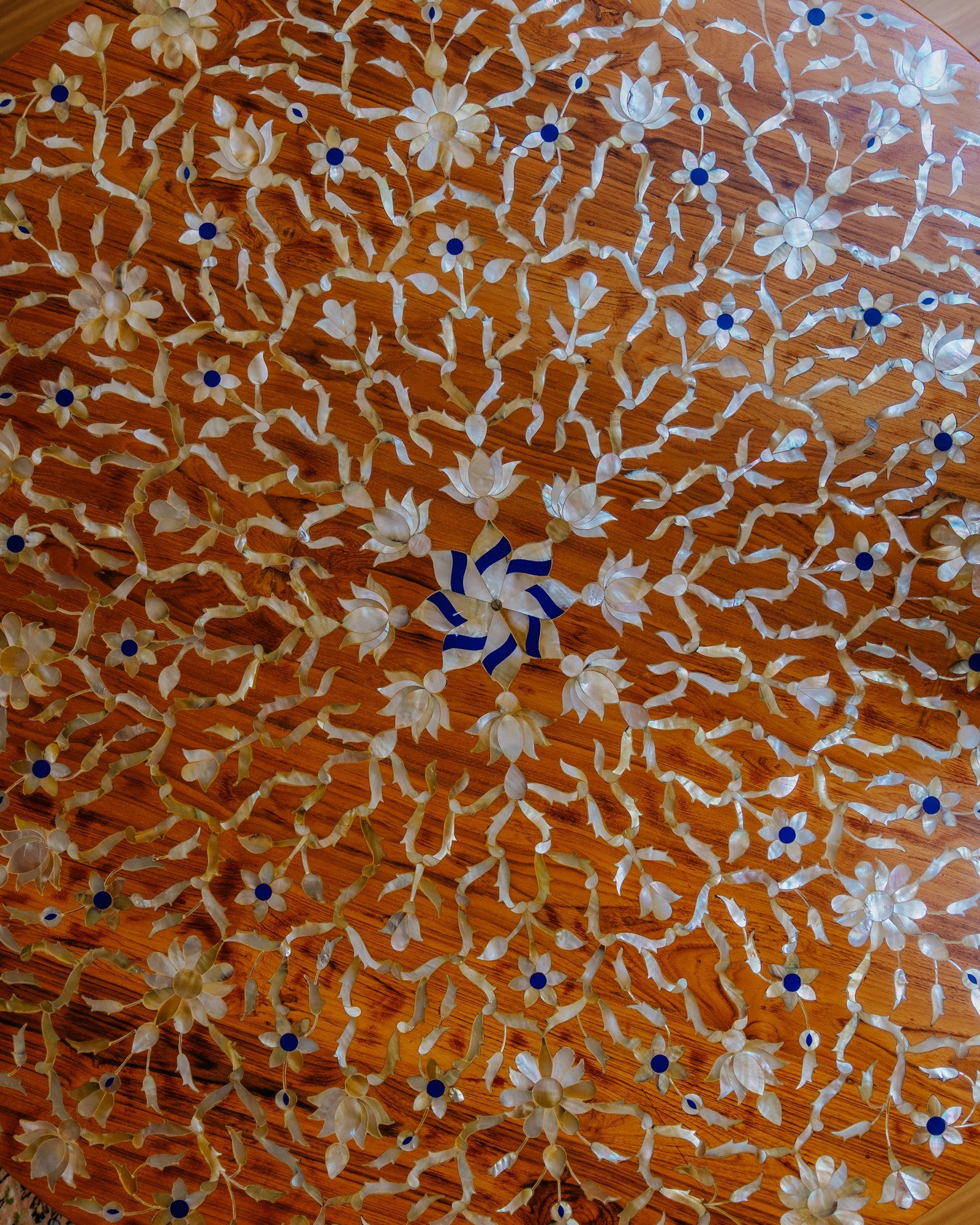 MOP Inlay Work Dining Table