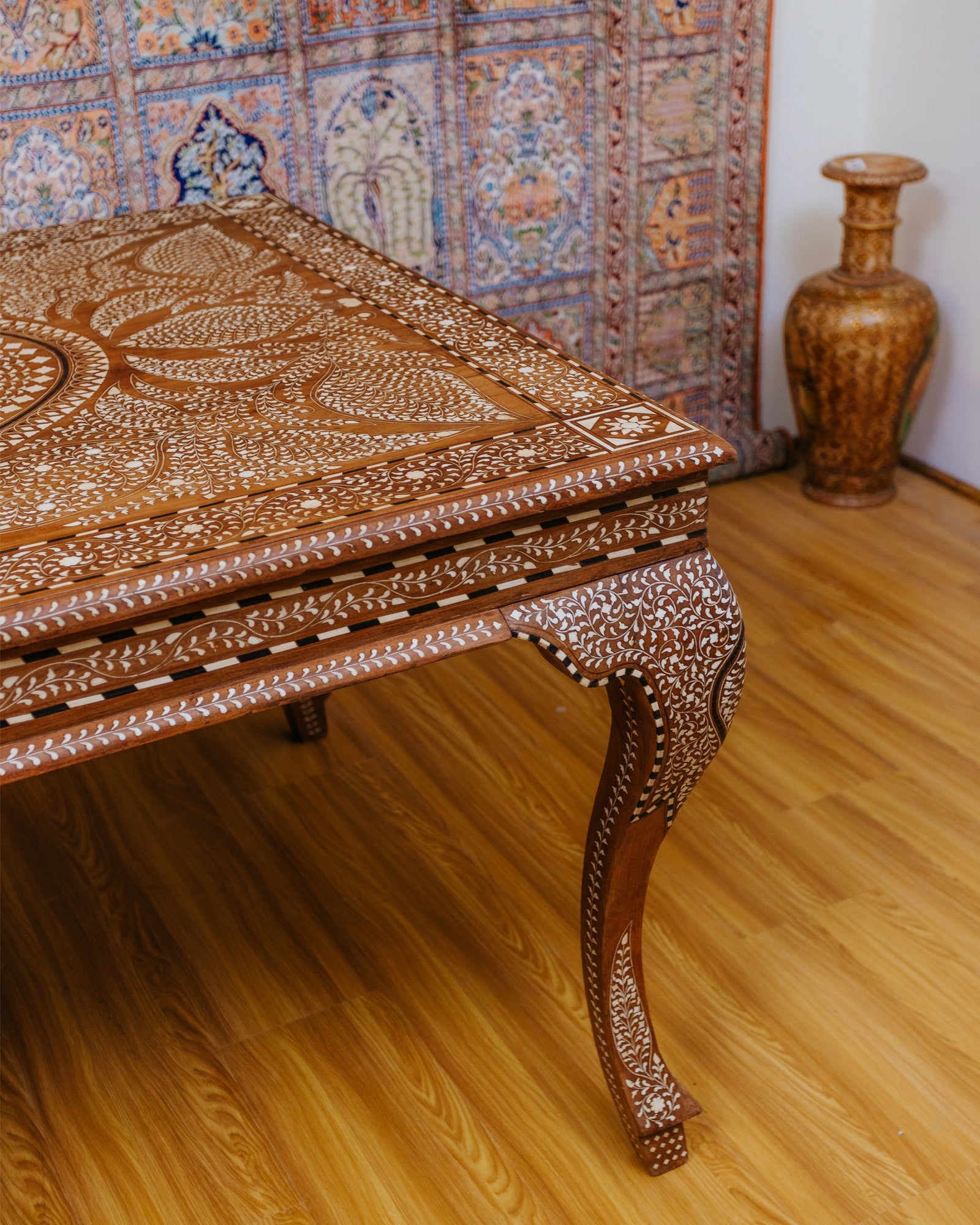 Bone Inlay Work Dining Table