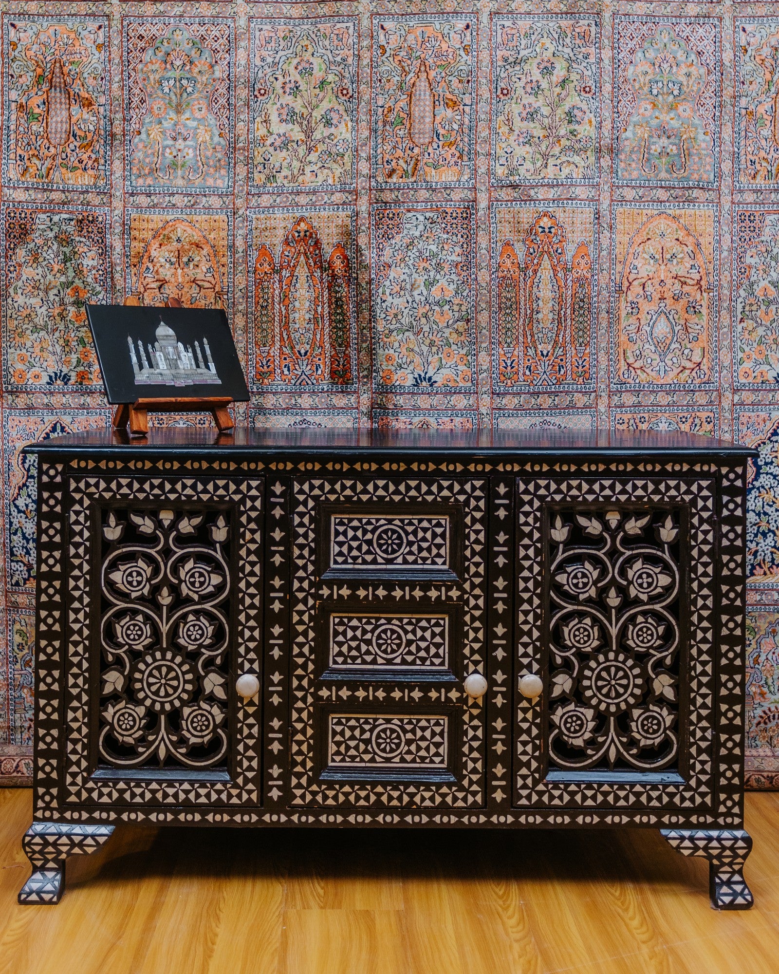 Bone Inlay Work Sideboard