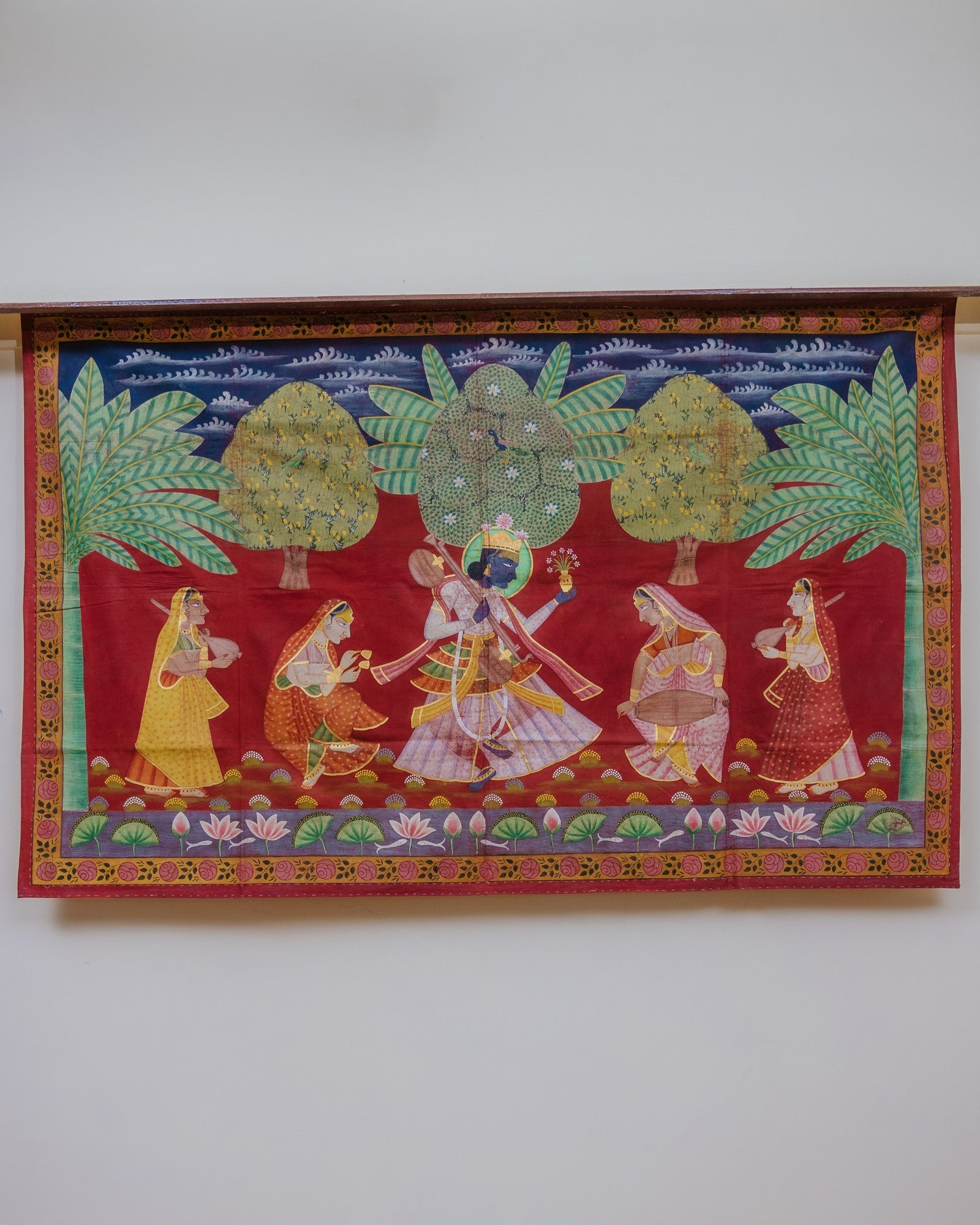 Pichwai on Cotton Fabric