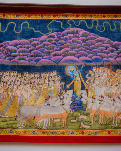 Pichwai on Cotton Fabric