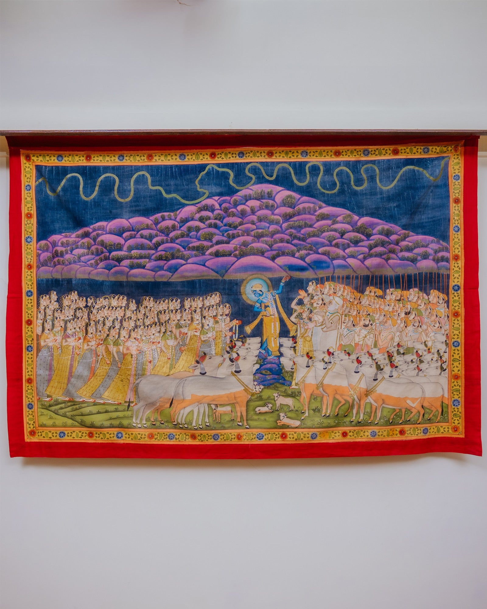 Pichwai on Cotton Fabric