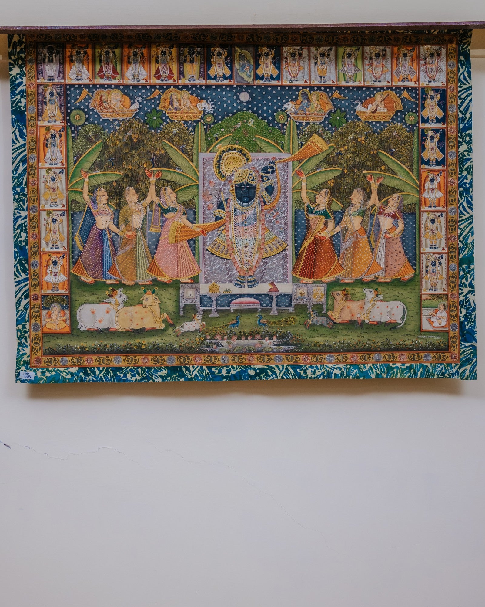 Pichwai on Cotton Fabric