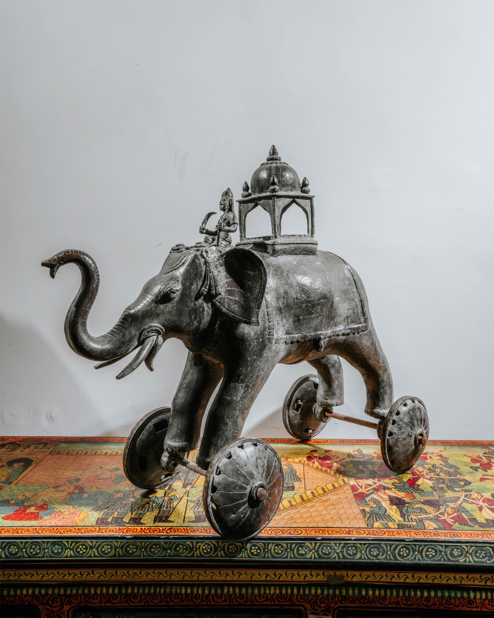 Old Brass Elephant Toy