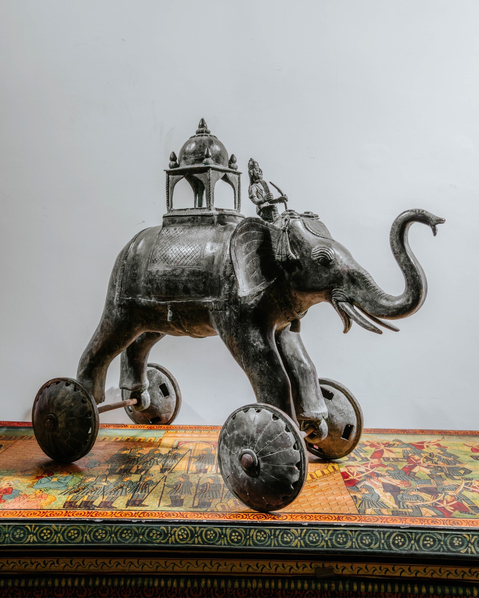 Old Brass Elephant Toy