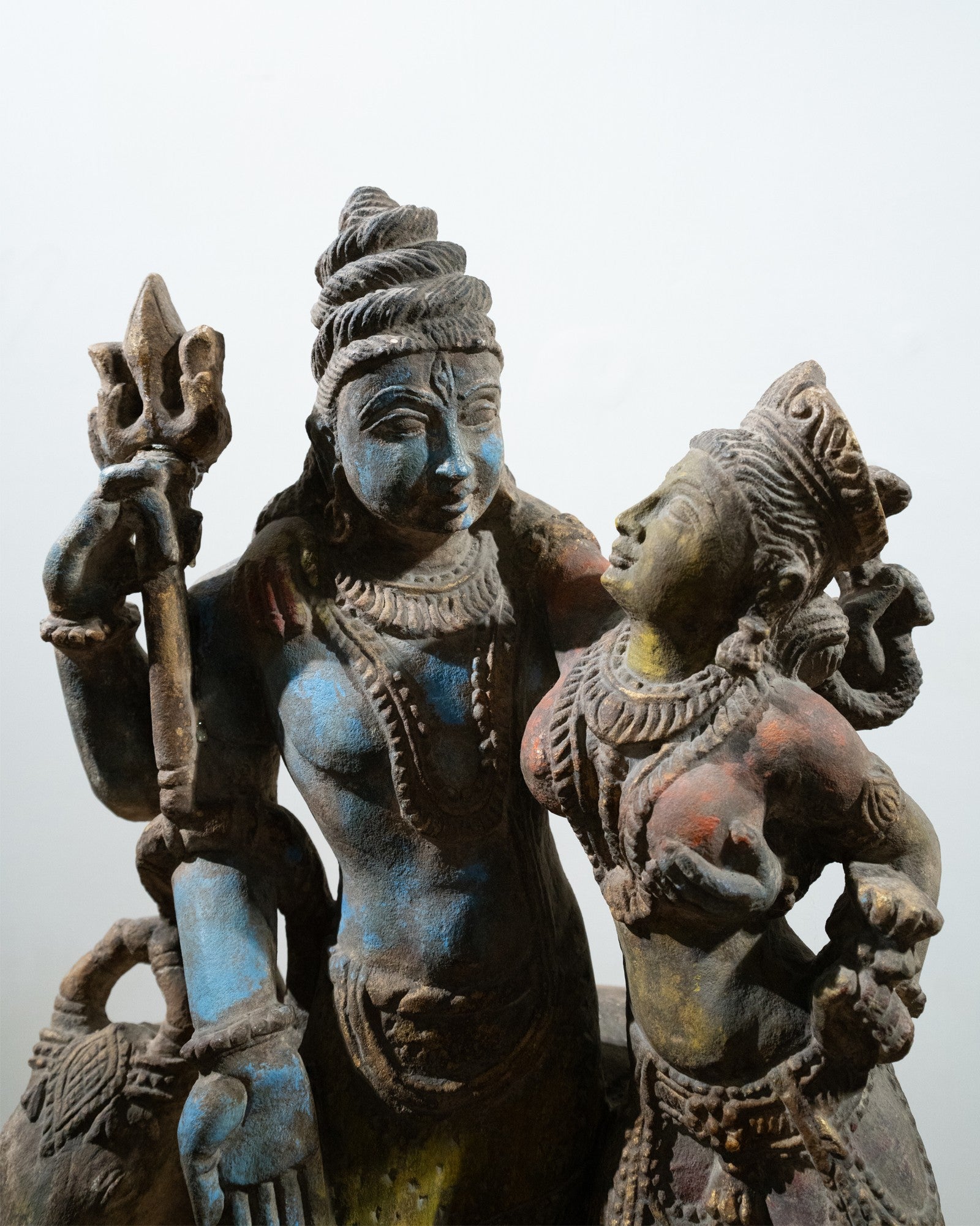 Old Stone Shiv-Parvati